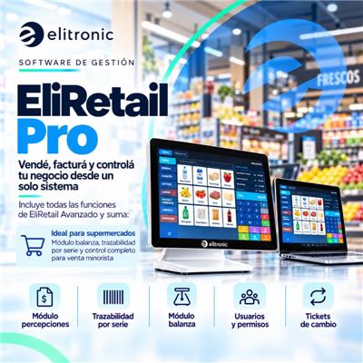 EliRetail Pro Software de Facturacion electronica y Gestión